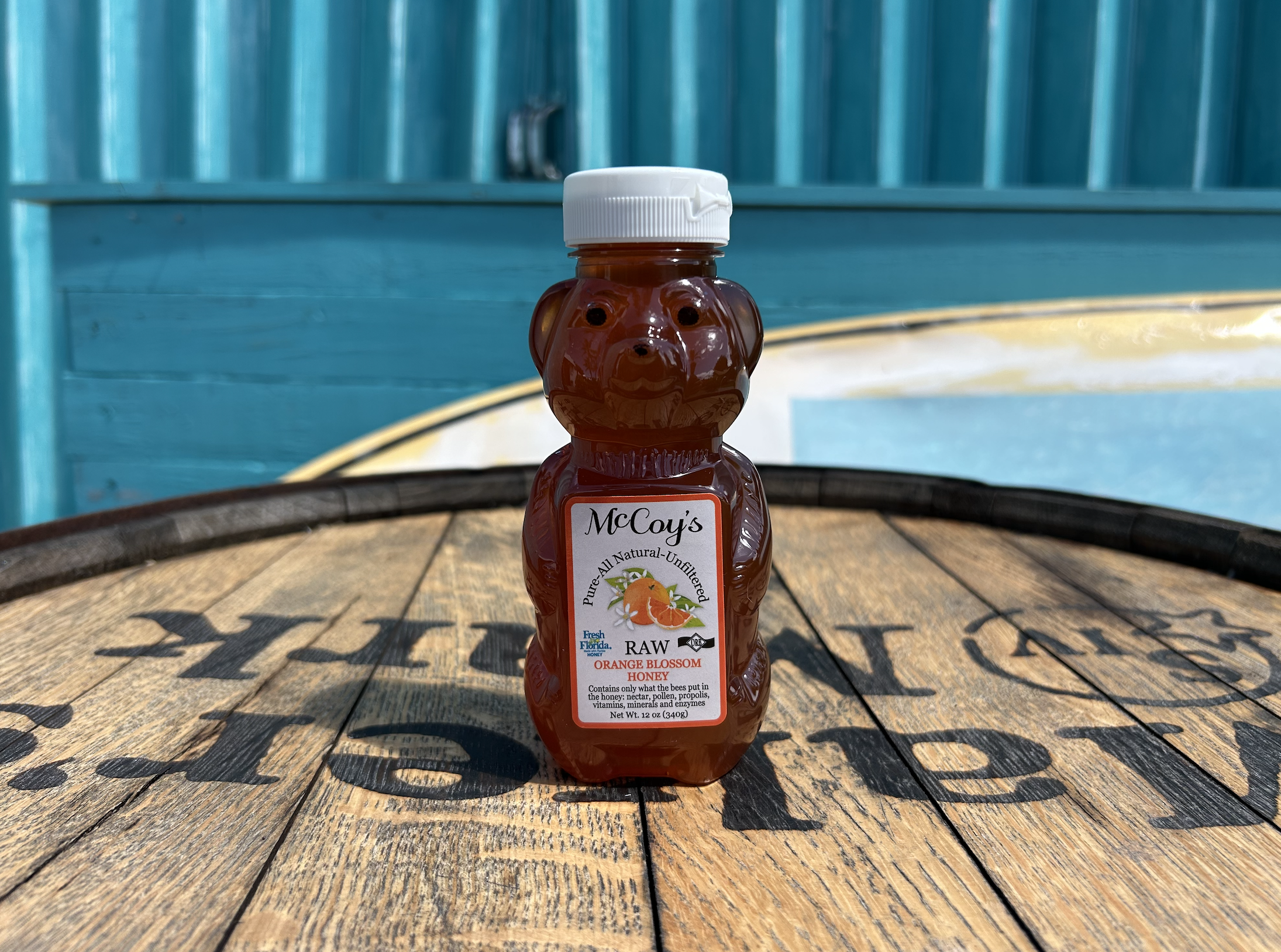 honeysmall McCoy's Raw Florida Honey small jar 12oz Loxahatchee FL